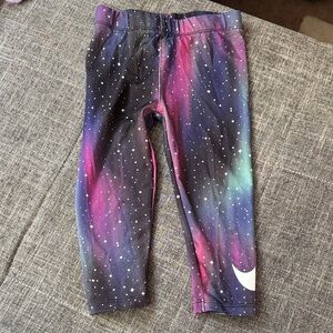 Nike Kids Galaxy Leggings - Purple, Pink, Teal